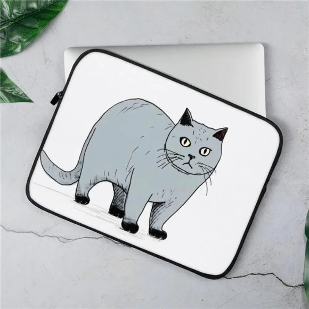Funny Cat 2-Sided Print Mac Book Pro 14